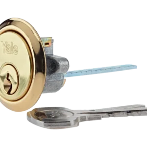 1109 Replacement Rim Cylinder - Polished Brass