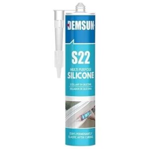 DEMSUN S22 MULTI PURPOSE TRANSPERENT SILICONE SEALANT 280ML