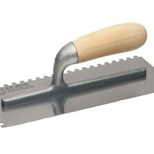 Adhesive Trowel Serrated Edge 6mm Wooden Handle 280mm x 120mm