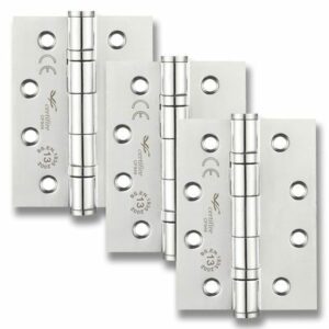 Welling Ball Bearing Butt Door Hinge - 102mm x 76mm x 3mm (Pack of 3)