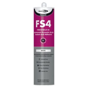 FS4 Fireshield AC Acrylic Intumescent Acoustic Sealant and Adhesive