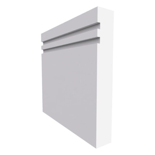 Square Edge Grooved 2 MDF Skirting Board