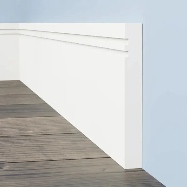 Square Edge Grooved 2 MDF Skirting Board