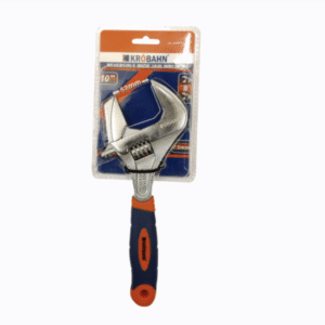 REVERSIBLE WIDE JAW ADJUSTABLE WRENCH - 10"