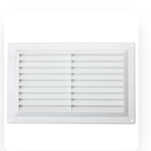 MAP Hardware 92602 Louvre Vent White - 9in x 6in