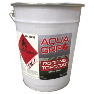 AQUA GRP Roofing Top Coat - Steel Grey - 17 Ltr (20kg)