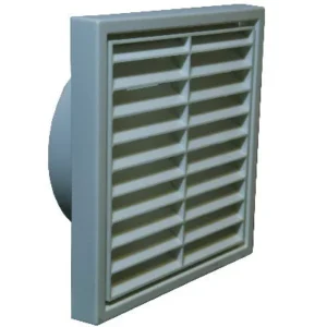FIXED VENT 140x140mm (FOR 100mm DUCT) WHITE P/BG
