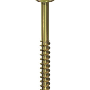 M12 x 130 Timco Solo Hexagon Head Flange Coach Screw Zinc & Yellow Passivated
