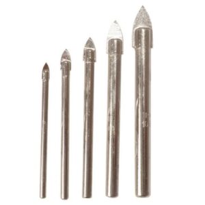 IRWIN Glass & Tile Drill Bit Set of 5: 4, 5, 6, 8 & 10mm