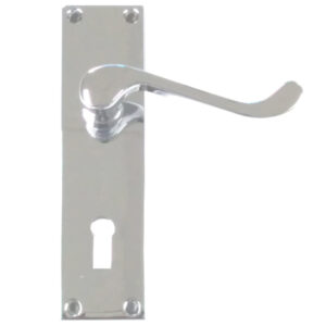 LOCK HANDLE SCROLL CHROME PP