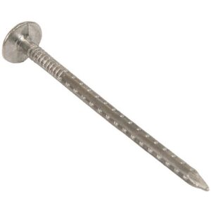 ALUMINIUM CLOUT NAILS 2kg JG CLEAR TUB 38x2.65