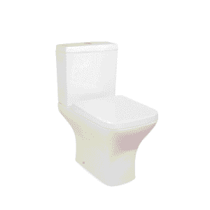 Scudo Porto Rimless Open Back Pan and Seat With Cistern